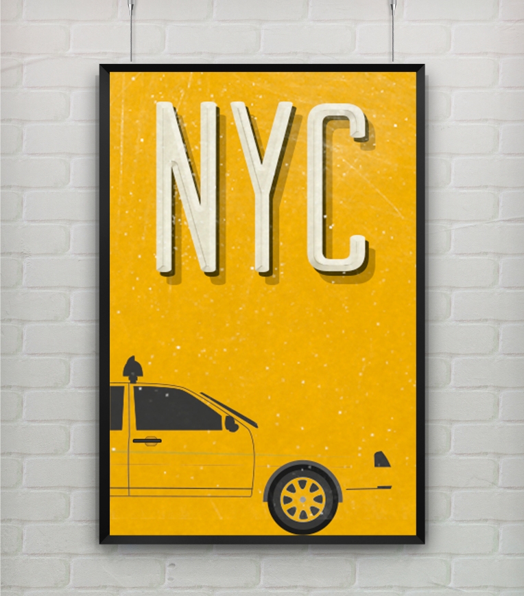 City Icons Poster Design Series